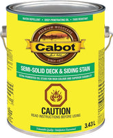 Cabot 17400 17417C Semi-Solid Deck and Siding Stain, New Redwood, Liquid, 3.43 L